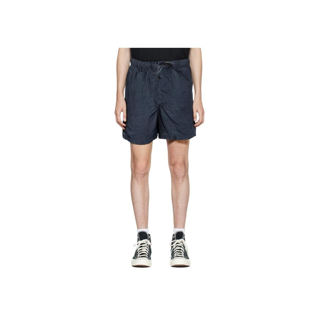 STONE ISLAND Ss23 Solid Color Large Pocket Logo Patch Casual Shorts Men Shorts Navy-Blue 1015B0643-V0024