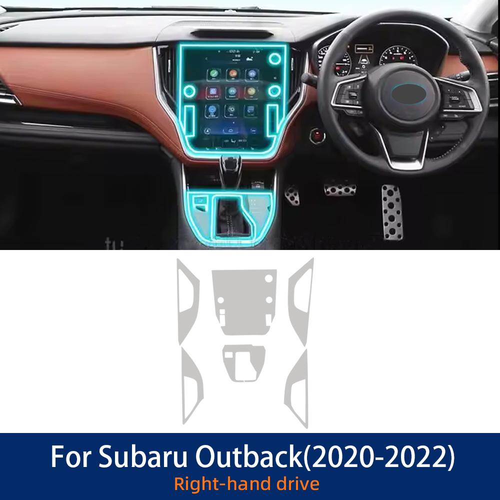 Car Interior TPU Protector Anti-scratch Film For Subaru Outback 2020-22 Auto Protective Transparent Anti-tear Stickers Accessori