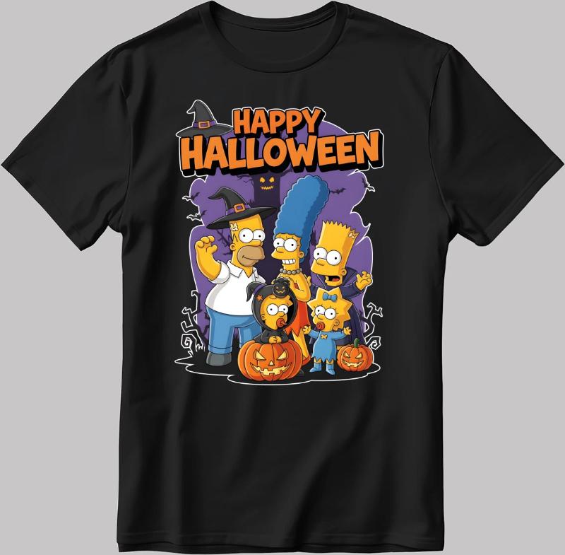 

2025 The Simpsons Unisex s Street T-shirt Sweatshirt with The best gift Homer Print Pattern New Trendy 100% cotton printed T-shirt S