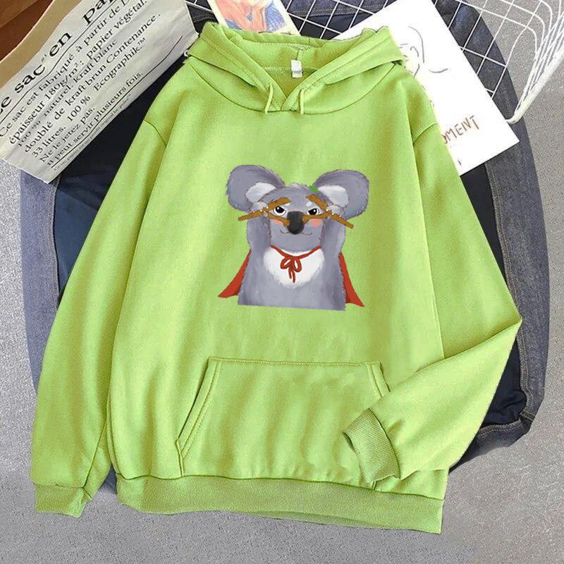 Sweat à capuche drôle le chat pour femmes, mode Kawaii coréen Harajuku, vêtements de dessin animé des années 90, capuche surdimensionnée pour filles