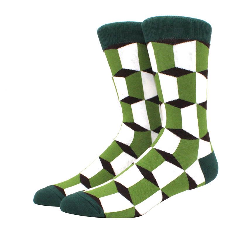 Large Size New Happy Funny Couple Trendy Socks Funny Personalized  Cartoon Jacquard Long tube cotton socks