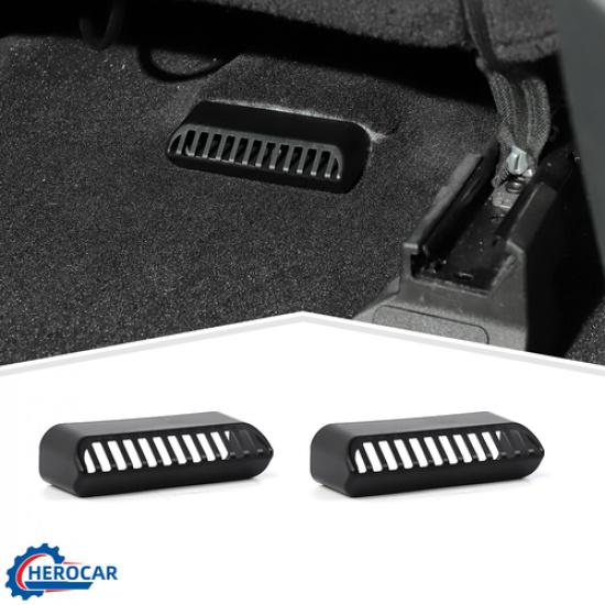 

2Pcs Car Under Seat Air Outlet Vent Protector Shell Cover Trim For Ford F150 15+