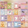 Food Adventure Story 3D Landscape Sticker Decorative DIY Cabin Scene Sticker  Toy
