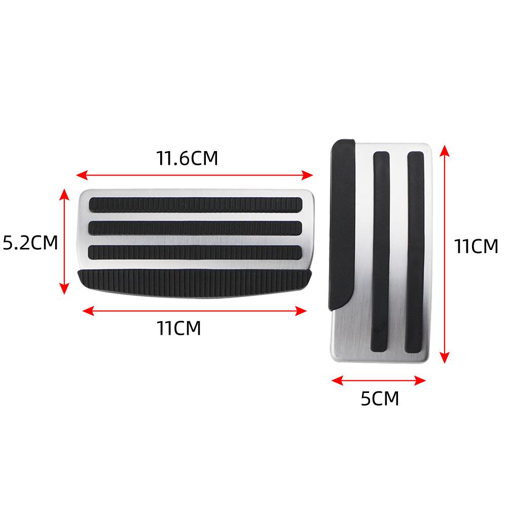 Car Pedals Cover for Nissan Navara 2015-2020 Terra 2012-2020 Xterra 2003-2011 Accelerator Gas Brake Pedal Cover Accessories