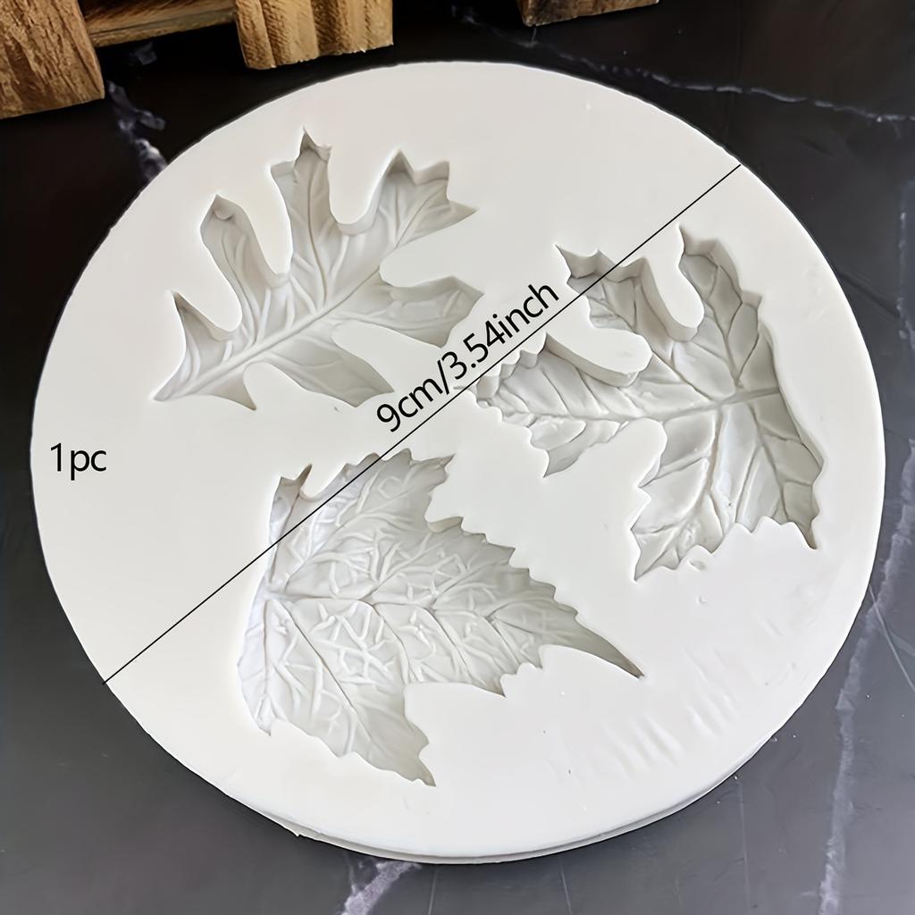 1PC - Maple Leaf Baking Silicone Mold Baking Maple Leaf Green Leaf Cake Decoration Chocolate Mold Clay Mold