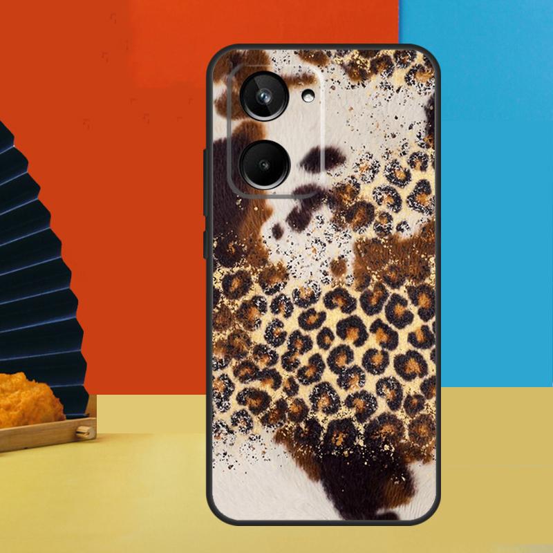 Western Cowgirl Cowboy Boots Cowhide For Realme 15 Pro 14 12 11 10 13 Pro Plus C65 C67 C63 C61 C55 C51 C53 C35 C75 GT6 GT7 Case