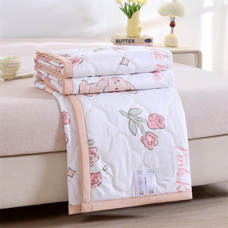 Comfortable Breathable Cotton Summer Quilt - Washable AC Quilt with Gift Box Packaging