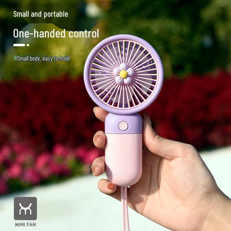 Ventilator portabil de vară mini USB de mână - Ventilator electric compact pentru dormitor și camping, Cadou mic ideal