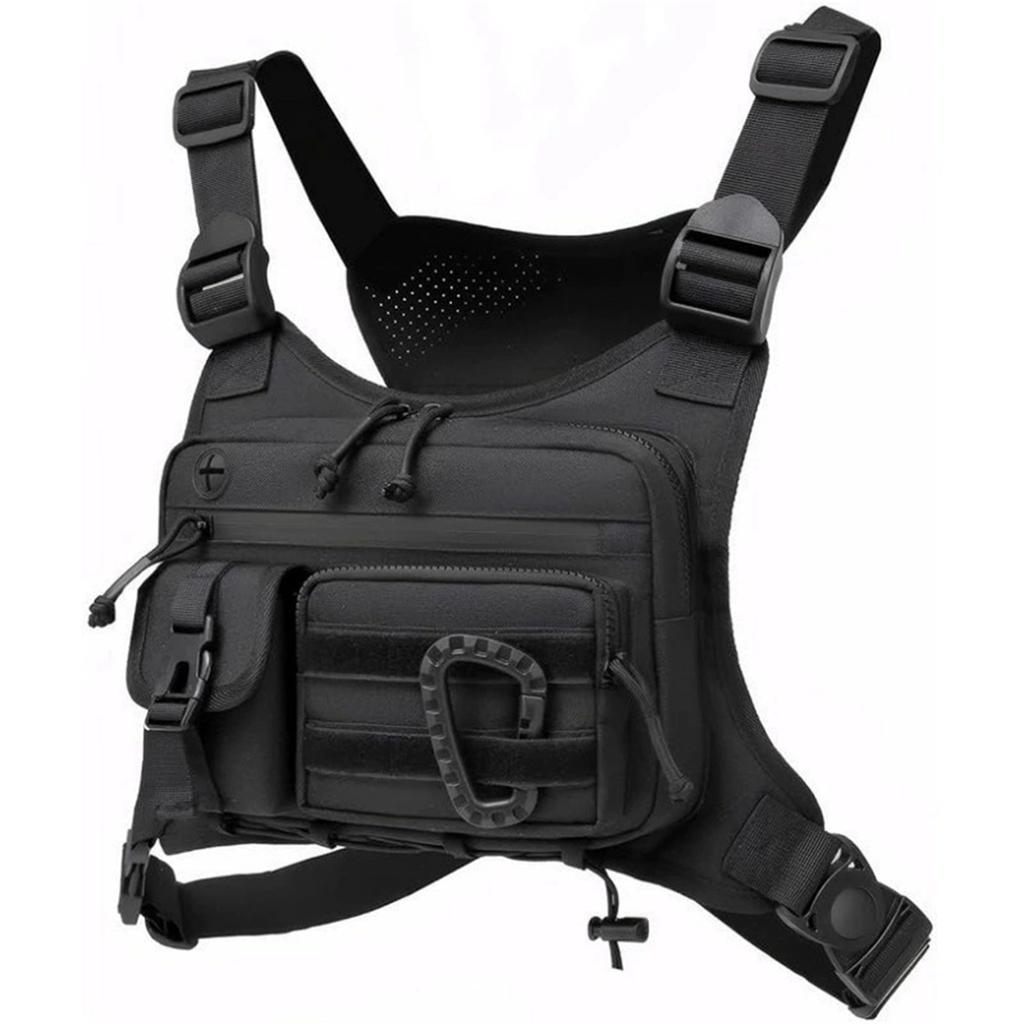 Outdoor  Chest Bag – Camouflage Running Sports Bag for Men, Travel & Hiking Crossbody Chest Pack,  & Lightweight