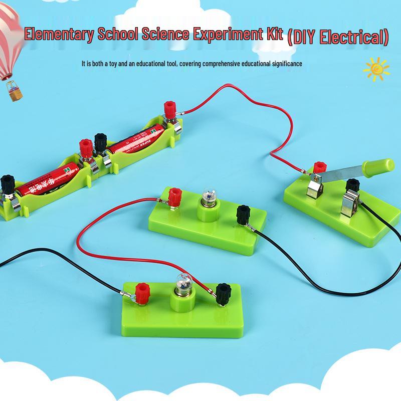 4th Grade Science Kit: Simple Series & Parallel Bulb Circuit Experiment Set 14*9*3.5