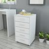 Office Drawer Unit with Castors and 5 Drawers