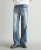WAAR M194 Washed Semi-Wide Denim Pants_Dark Blue [Short Length Added]