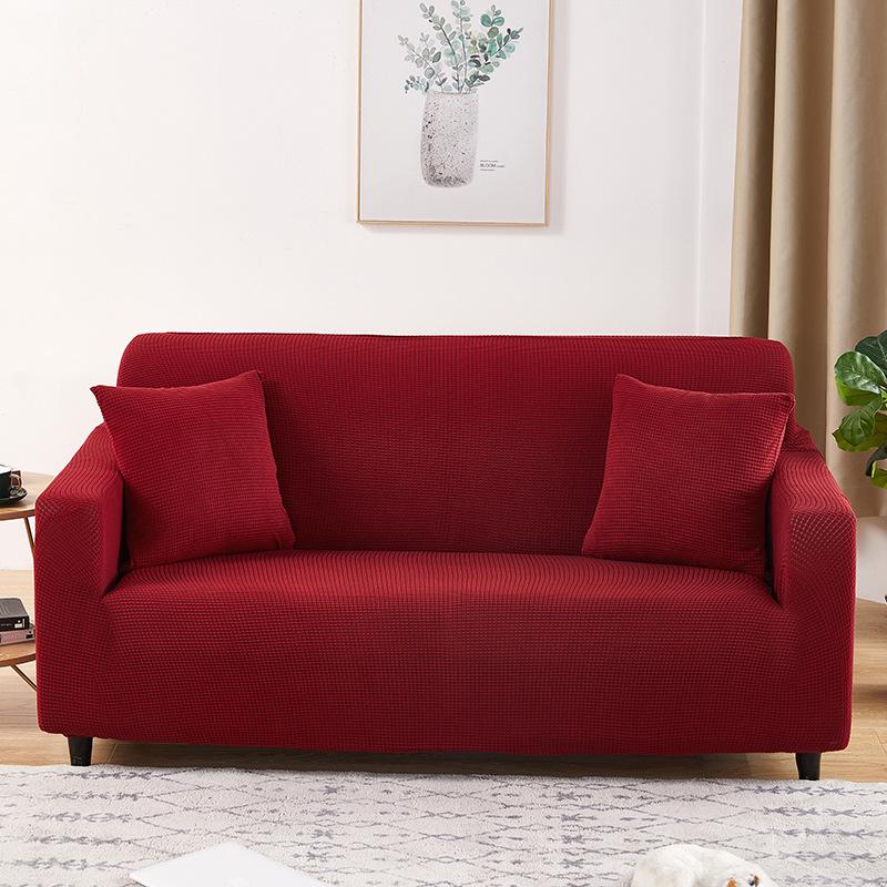 Stretch Sofa Cover Cover Three-Person All-Inclusive Seat Cover Simple Modern Four Seasons Universal Non-Slip Sofa Cushion Cover Towel