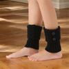 Women's Short Knitted Leg Warmers Acrylic Boot Cuffs for Superior Warmth Comfort Elastic Fit Ideal for Winter Activities