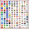 140Pcs/Set HongKong Travel Mini Diary Manual Stickers DIY Scrapbooks Album Decor Decals Stickers