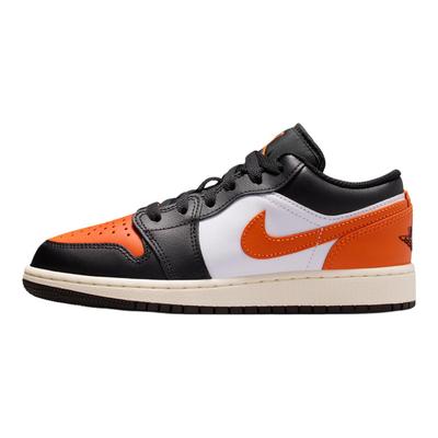 Air 1 Low GS Shattered Backboard 2.0 Kinder-Sneaker Orange Schwarz Weiß 553560-081