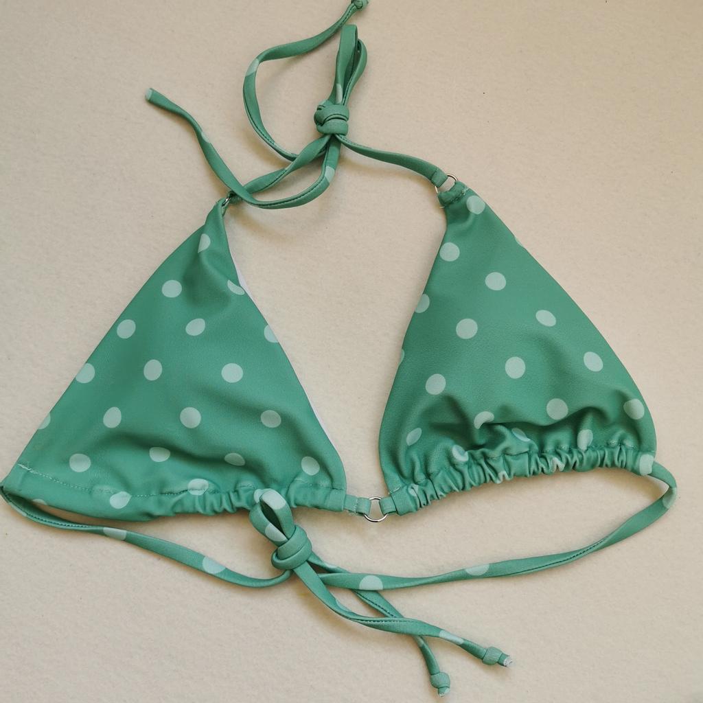 Women's Triangle String Bikini Set Adjustable Tie Swimwear Two Piece Swimsuit with Removable Pads and Ring Detail for Beach Pool