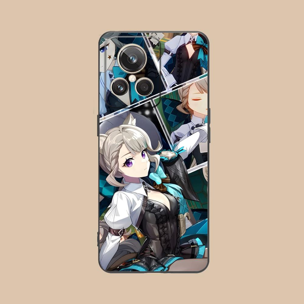 Game GI Lynette Matte TPU Mobile Phone Case for Realme GT 8 Neo Pro C75 73 71 C67 65 C55 53 C35 31 C20 15 Colorful Cover