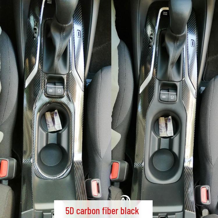 19 Corolla Levin Dual Engine Interior Gear Console Decoration Sticker