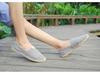 Plus Size Summer Slip-On Espadrilles: Casual Canvas Shoes with Linen Sole & Solid Color Hemp Rope Design