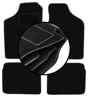Satz Velours-Fußmatten für: Volkswagen Polo II Coupé, Schrägheck, Limousine (1981-1992)