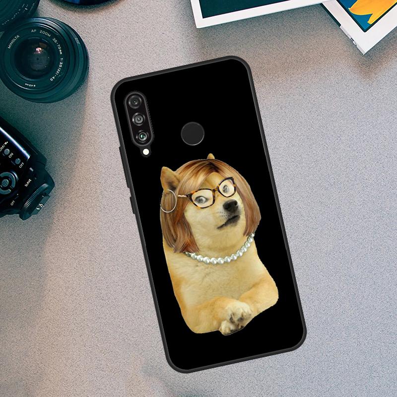 Cheems Doge Meme Funny Doggy For Huawei Nova 5T 9 10 SE 3i 7i 8i 11i 12i Y60 Y61 Y70 Y72 Y73 Y90 Y91 P30 P40 Lite Case