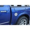 Fuel Tank Door Cover Gas Cap Trim for Dodge RAM 1500 10-17 Chrome Accessories