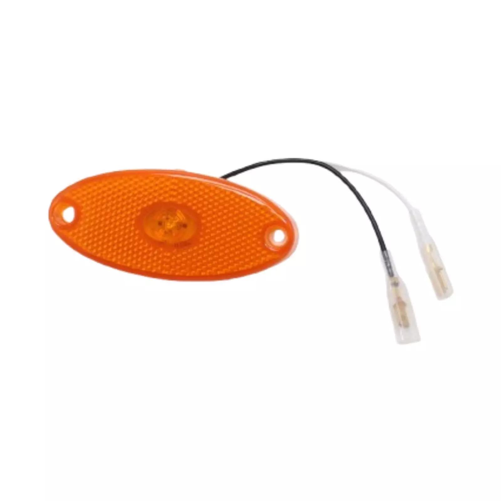 

1pcs For Jokon Smlr2012 12v Amber Oval Led Side Marker Lamp Light For Caravan Motorhome RV Parts Car Accessories