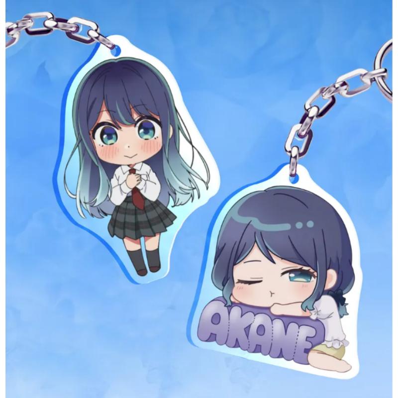

Anime Cartoons Acrylic Key Buckle for Oshi No Ko Mem-Cho Kana Arima Ruby Hoshino Aqua Ryosuke Self-Made Acrylic Backpack Pendant
