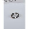 Fashion Minimalist Metal Texture Square Hollow Brooch Ins Style Fashionable All-Matching Sweater Outwear Embellishment Accessories for Women
