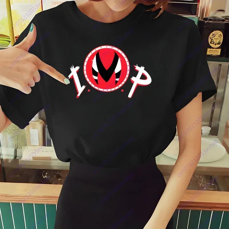 Dámské tričko Helluva Boss Letní s krátkým rukávem Potisk Žvýkačka Vtipné Harajuku Tričko Topy Pánské tričko Streetwear