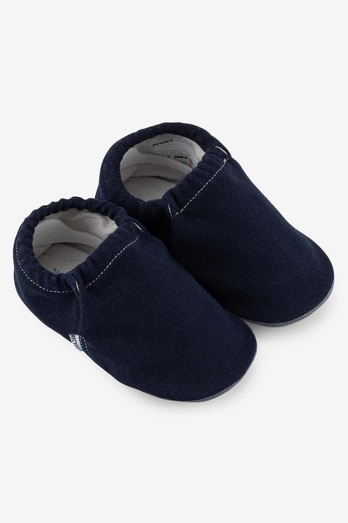 Recycled Canvas Hyper Eco Navy Blue Barefoot Smart Booties