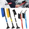 Double Head Car Snow Removal Shovel 2 In 1 Ice Scraper Snow Brush For Car Windshield Extra-Long Snow Shovel