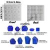 X6HE Silicone Beads Mold Geometric Handmade Moulds Crafting Supplies Pendant Making Molds Perfect for Hand-Making Lover