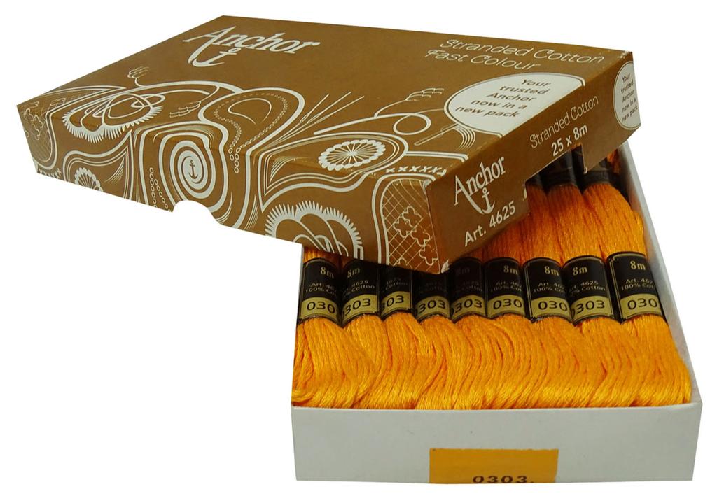 IBA Indianbeautifulart Stranded Cotton Thread Hand Cross Stitch Sewing Embroidery Floss Skeins-Fire