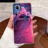 For Oppo Reno 11 5G Case Reno11 Pro 5G Capa Clear Silicone Shell For Reno10 Pro Plus Reno 10 Pro+ Soft TPU Cover Cute Cat Cases