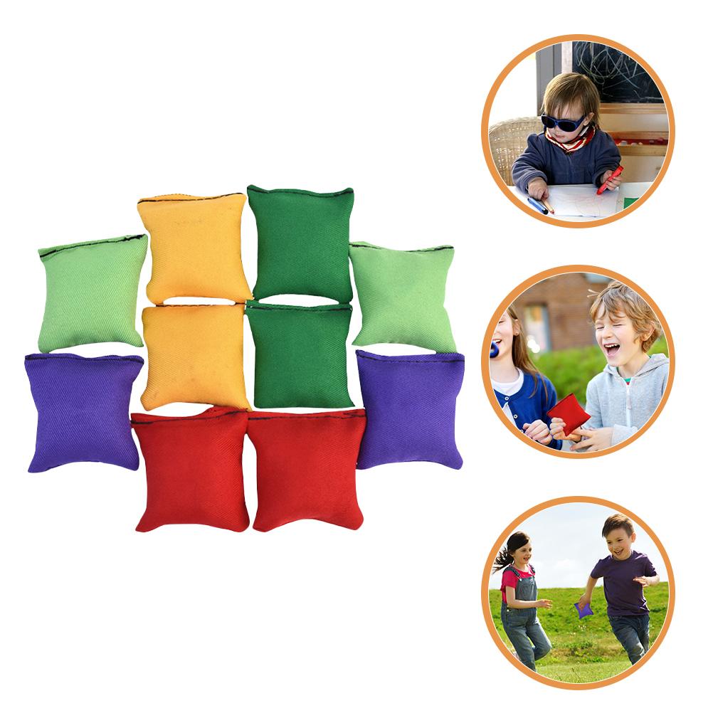 Sandbag Game Toss Tossing Kids Outdoor Mini Cornhole Beanbags Toy Games Supplies Props Beanbag Hole Hand Toys Sports Family Sand