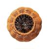 Imitation Rattan Weave Spherical Bird Breeding Nest Ventilated Hangable Bird Cage Summer Cool Breathable Parrot House Garden