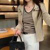 Stunning Striped V-Neck Base Layer Shirt for Women - Long-Sleeve, Autumn 2026 Style, Wear Alone or as Inner Wear