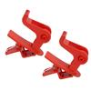 2PCS Table Clamp Tape Dispenser Non Slip Adhesive Tape Dispenser Holder with 360 Degree Rotating Cutter for Home School Workshop Warehouse