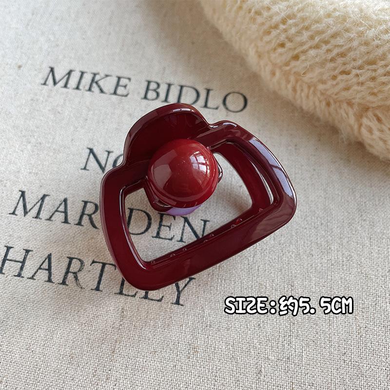 

Hair Clip Geometric Shape Hairpin Durable Plastic Material Secure Grip Hair Accessory for Daily Use and Various Hairstyles One Size