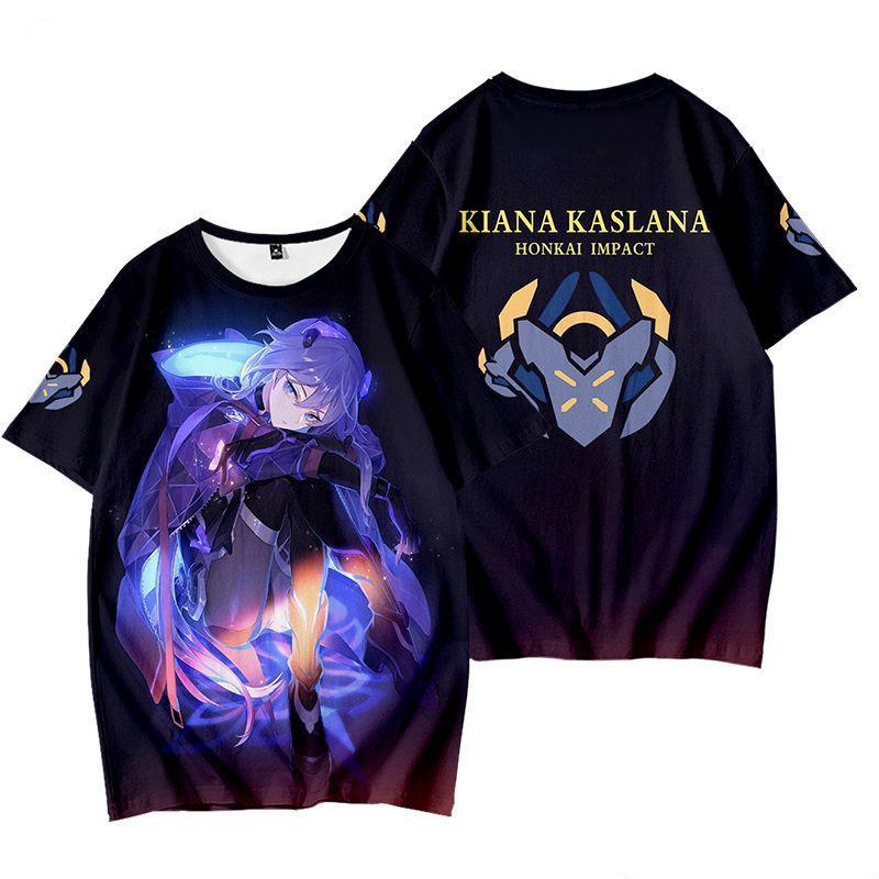Games Honkai Impact 3rd T-shirts 3D Print Kid Anime Tee Men Women Short Sleeve O-Neck T Shirt Harajuku Cosplay Y2k Tops Clothing