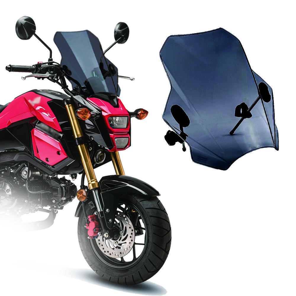FOR grom125 GROM125 GROM 125 MSX 125 MSX125 Motorcycle Accessories Windscreen Windshield Windshield Windshield Visor чёрный