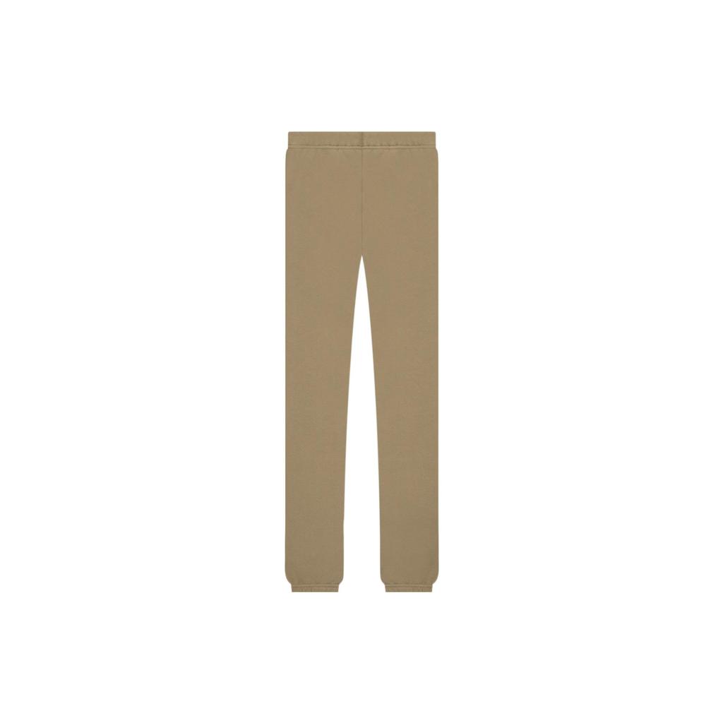 Fear of God Essentials Fleece Jogger Sweatpants With Velvet Logo Men Bottoms Oak-Brown FOG-SS22-087