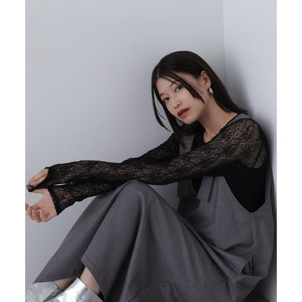 Natural Beauty Sheer Flower [N Basic] Top, Women's, Off-White