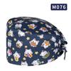 Unisex All-Cotton Printed Surgical Cap for Medical and Food Services