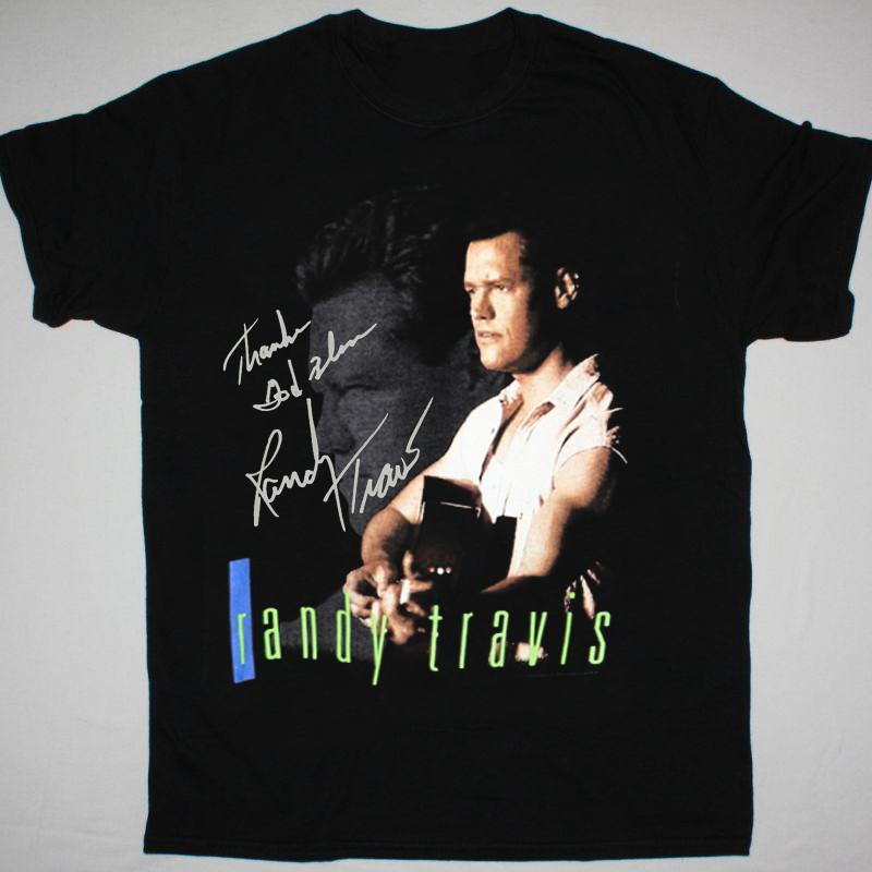 Reprint Randy Travis Singer Gift For Fan Black S-2345XL T-Shirt Unisex T-Shirt S
