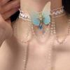 Lace 2024 Summer Butterfly Tassel Arm Chain Sweet Fresh Style Jewelry Womens