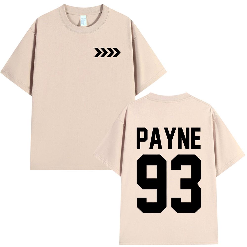 Liam Payne Tribute T Shirts Payne 93 Merch Fans Gift Men Clothing Short Sleeve Oversized T-shirts Hip Hop Street Style Tee Shirt
