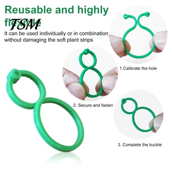 Reliable Plant Clips Garden Reusable Support Ties Climbing Plants Vine for Indoor Outdoor Gardening Growth